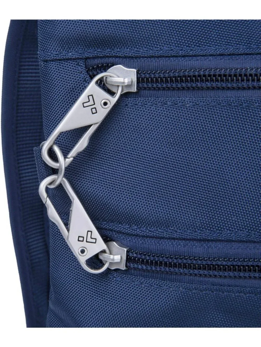 Anti-Theft Classic Slim Double Zip Crossbody Bag for Travel & Everyday Use